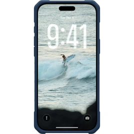Чехол UAG MagSafe Pathfinder Clear для iPhone 17 Pro (с шнурком) Active Blues Lanyard