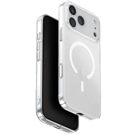 Чехол Uniq AirSuit Ultra Slim Case with MagClick для iPhone 17 Pro Glossy Clear/White