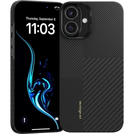 Чехол Benks Montage ArmorAir Case built with Kevlar для iPhone 16 Black