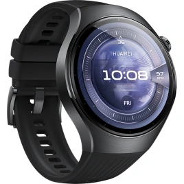 Смарт-часы Huawei Watch 5 46mm Black Fluoroelastomer (55020EVN)