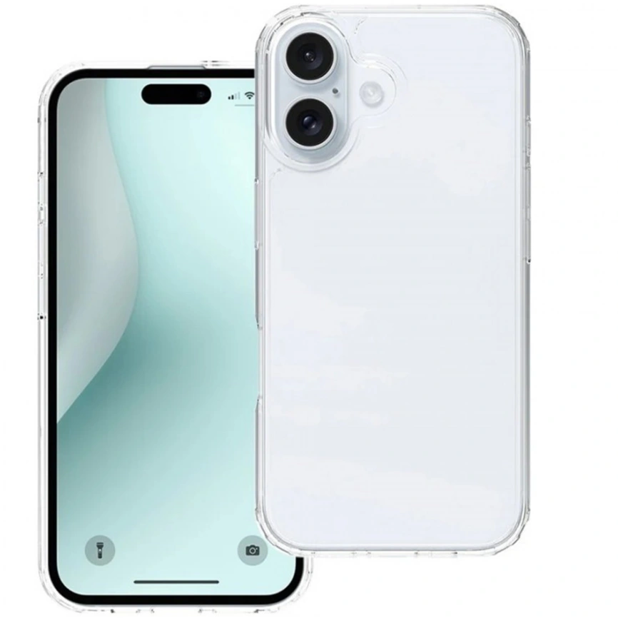 Чехол Gurdini Alba Series Protective для iPhone 16 Clear фото 1