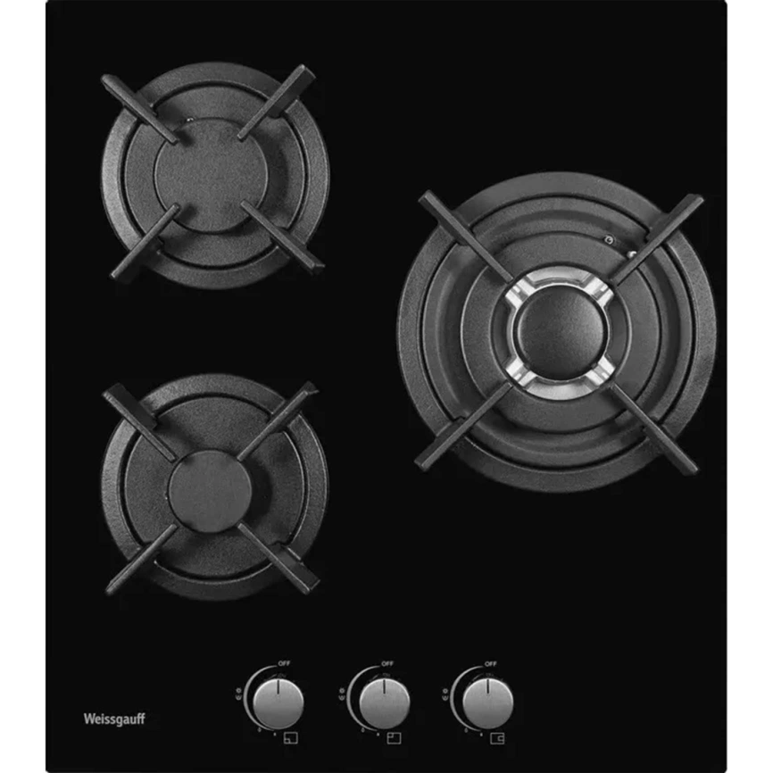 Газовая варочная панель Weissgauff HGG 451 BGH Black фото 2
