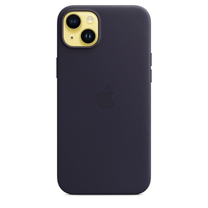Кожаный чехол Apple MagSafe для iPhone 14 Ink фото 5