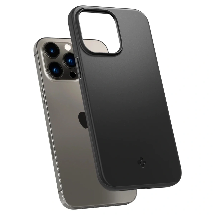 Чехол Spigen Thin Fit для iPhone 14 Pro (ACS04780) Black фото 8