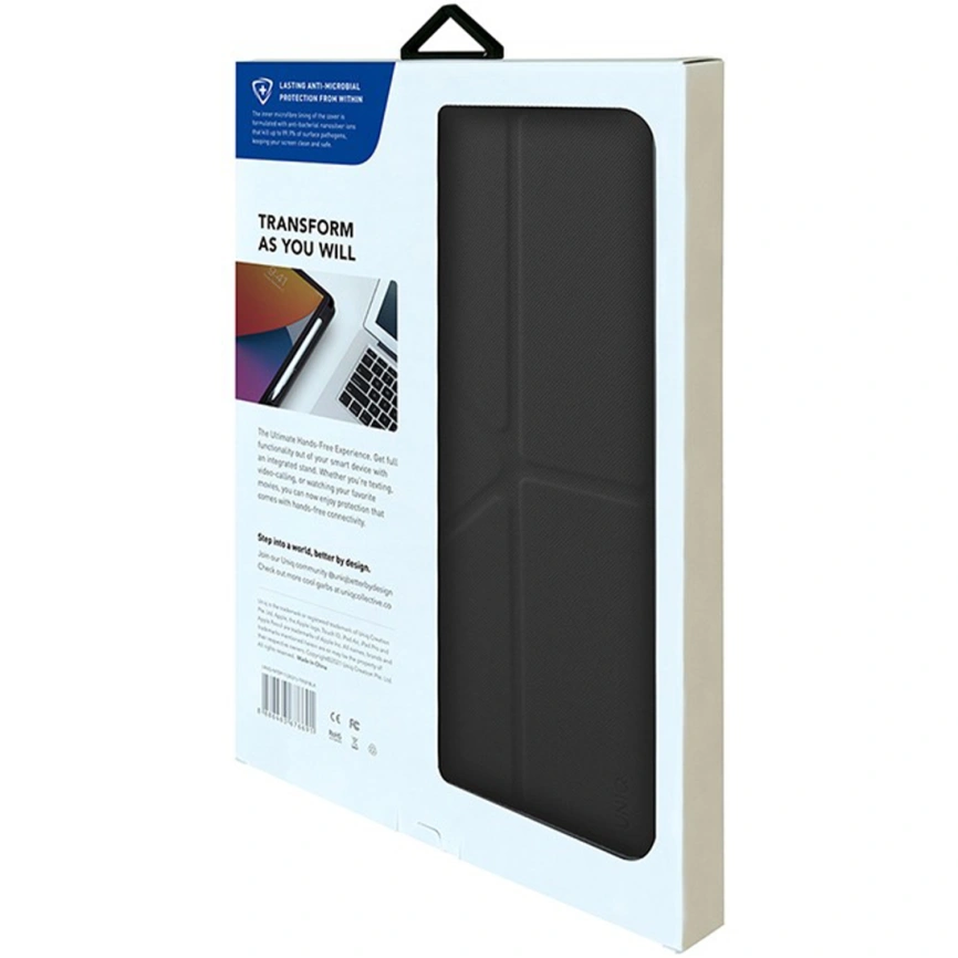 Чехол Uniq Transforma для iPad Pro 11 (2022/21/20) Black фото 4