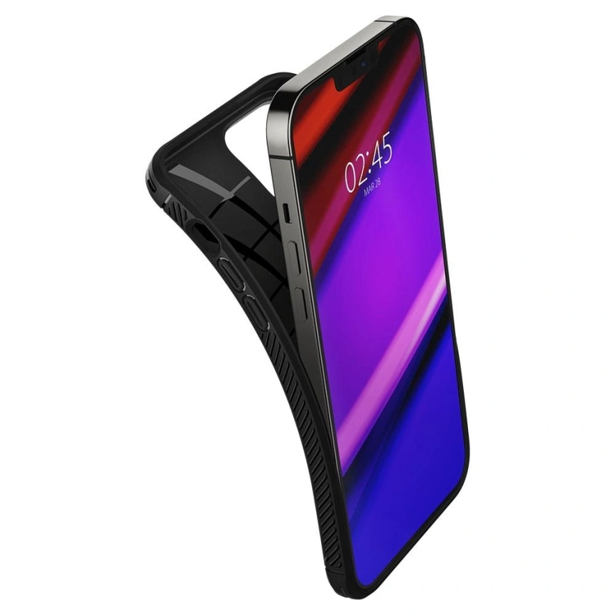 Чехол Spigen Rugged Armor для iPhone 13 Pro Max (ACS03200) Matte Black фото 5