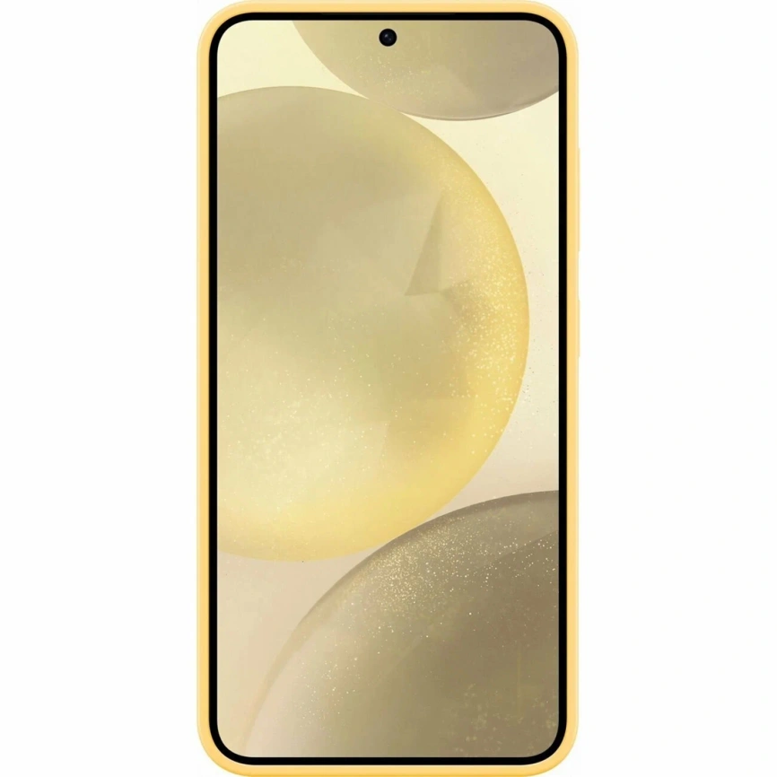 Чехол Samsung Silicone Case для S24 Plus Yellow фото 2