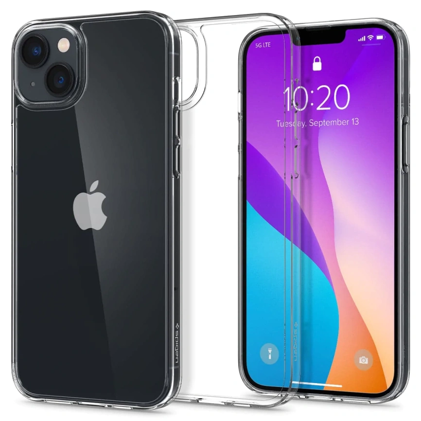 Чехол Spigen Air skin Hybrid для iPhone 14 Plus (ACS04886) Crystal Clear фото 8