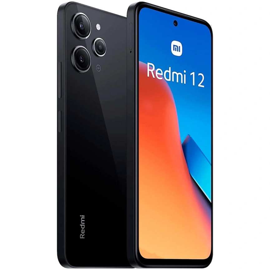 Смартфон XiaoMi Redmi 12 8/128Gb Midnight Black Global Version фото 2