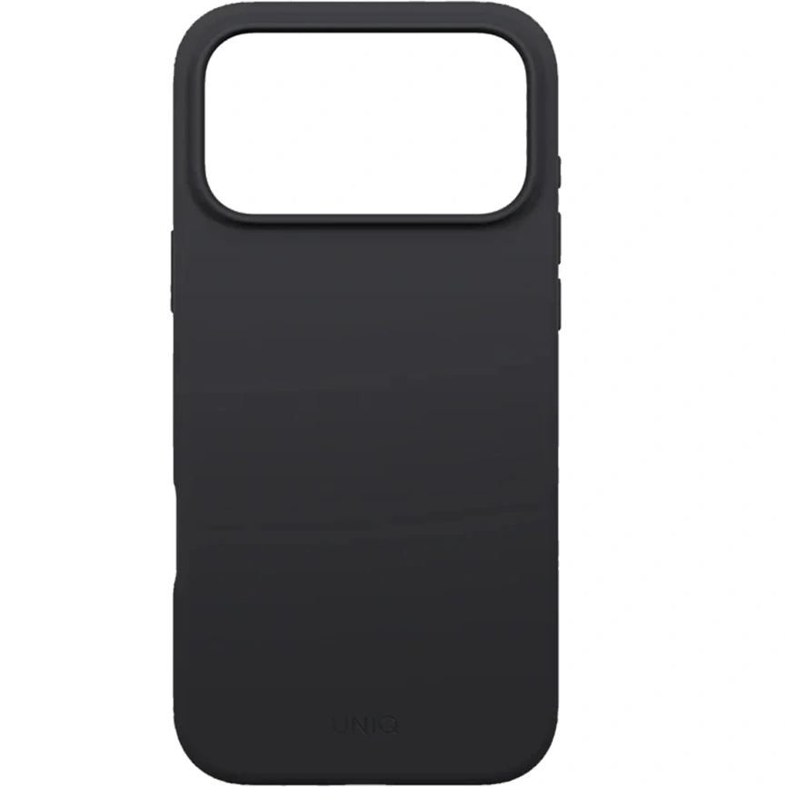 Чехол Uniq Lino Hybrid Silicone Case with MagClick для iPhone 17 Pro Charcoal Gray фото 3