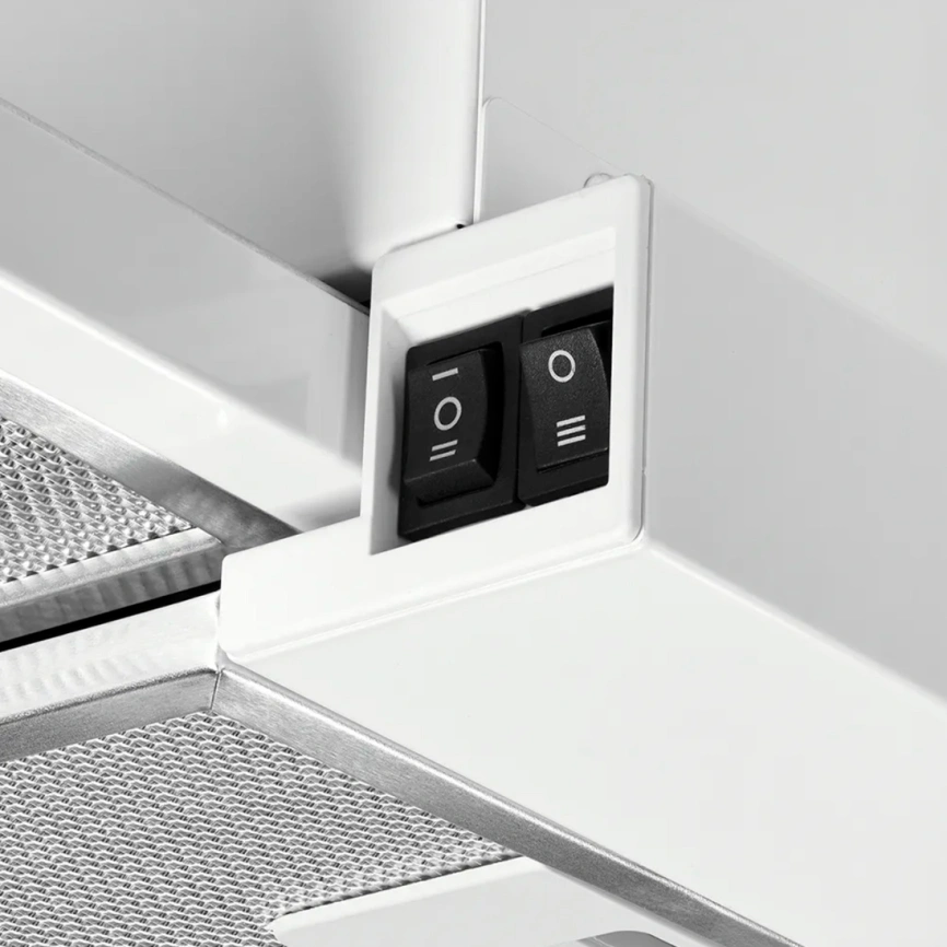 Встраиваемая вытяжка Kuppersberg SLIMTURBO 60 GW White фото 4