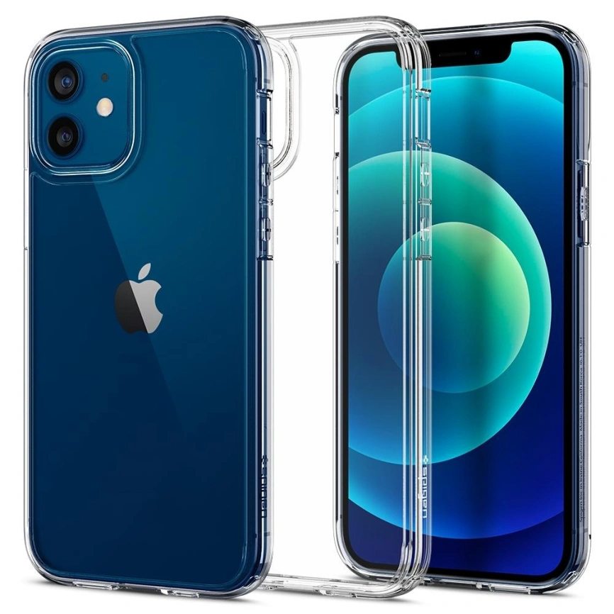 Чехол Spigen Ultra Hybrid для iPhone 12 Mini (ACS01745) Crystal Clear фото 1
