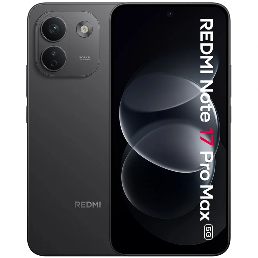 Смартфон Xiaomi Redmi Note 17 Pro Max 5G 12/256Gb Black Global Version фото 1
