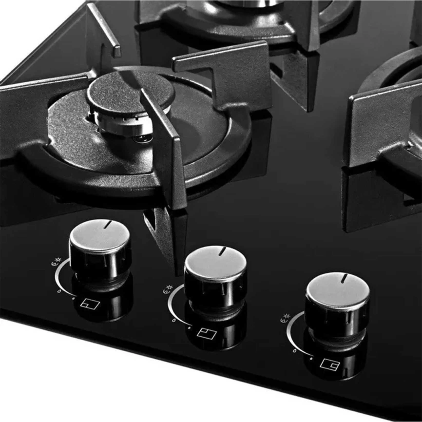 Газовая варочная панель Weissgauff HGG 451 BGH Black фото 5