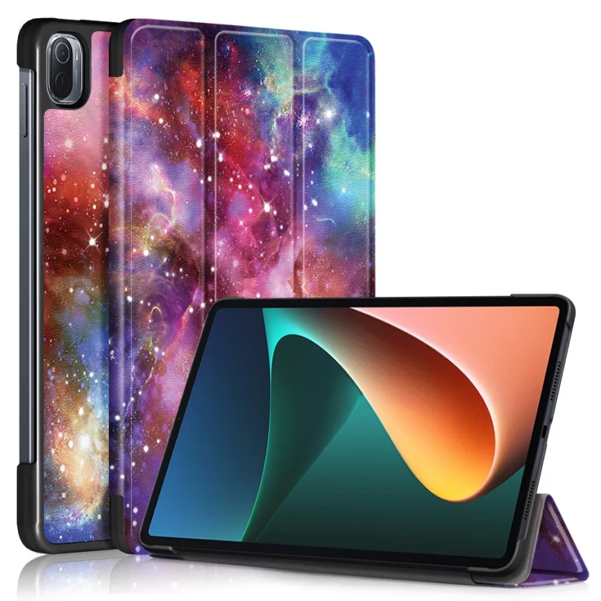 Чехол-книжка Lux Smart Case для XiaoMi Pad 5 с рисунком космос Color фото 2