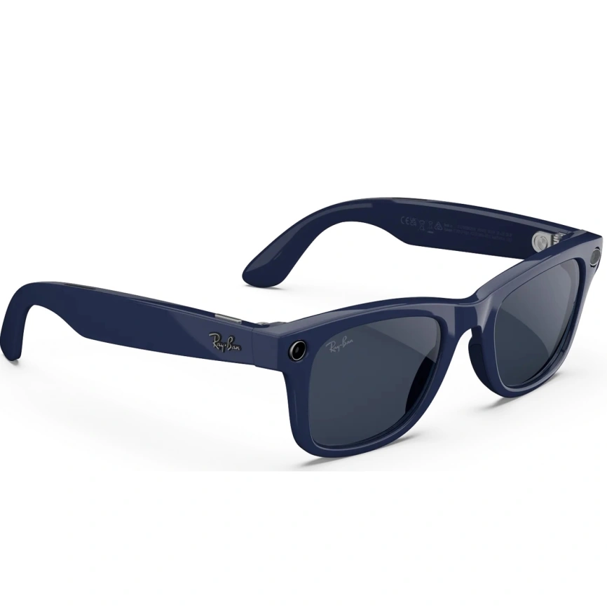 Умные очки Ray-Ban Wayfarer (Gen 2) Shiny Cosmic Blue/Transitions (RW4012) L Sapphire фото 1