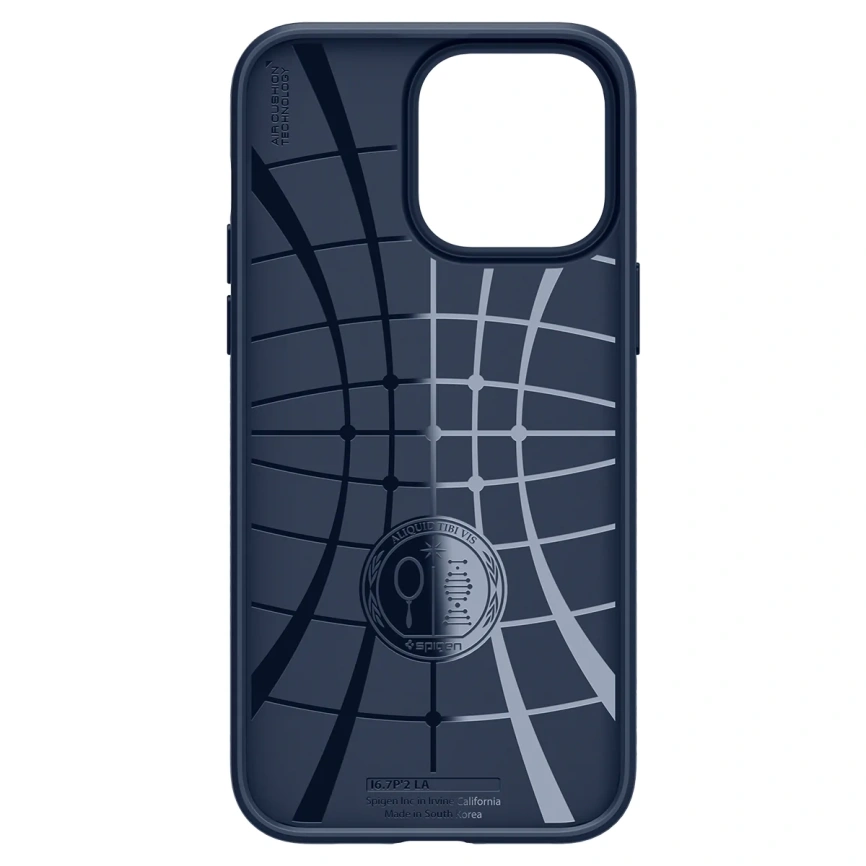 Чехол Spigen Liquid Air для iPhone 14 Pro Max (ACS04814) Navy Blue фото 9