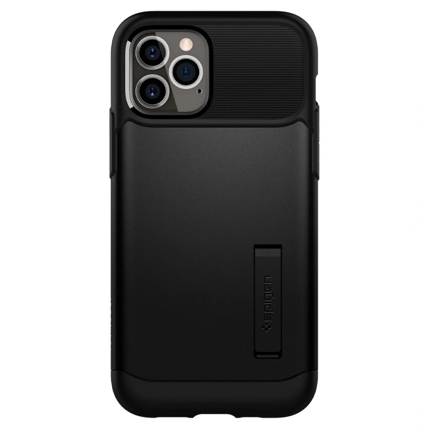 Чехол Spigen Slim Armor для iPhone 12/12 Pro (ACS01523) Black фото 4
