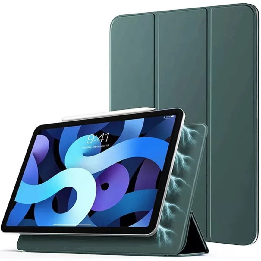 Чехол Gurdini Smart Magnet Series для ipad Air 11 (2025) Dark Green фото 1
