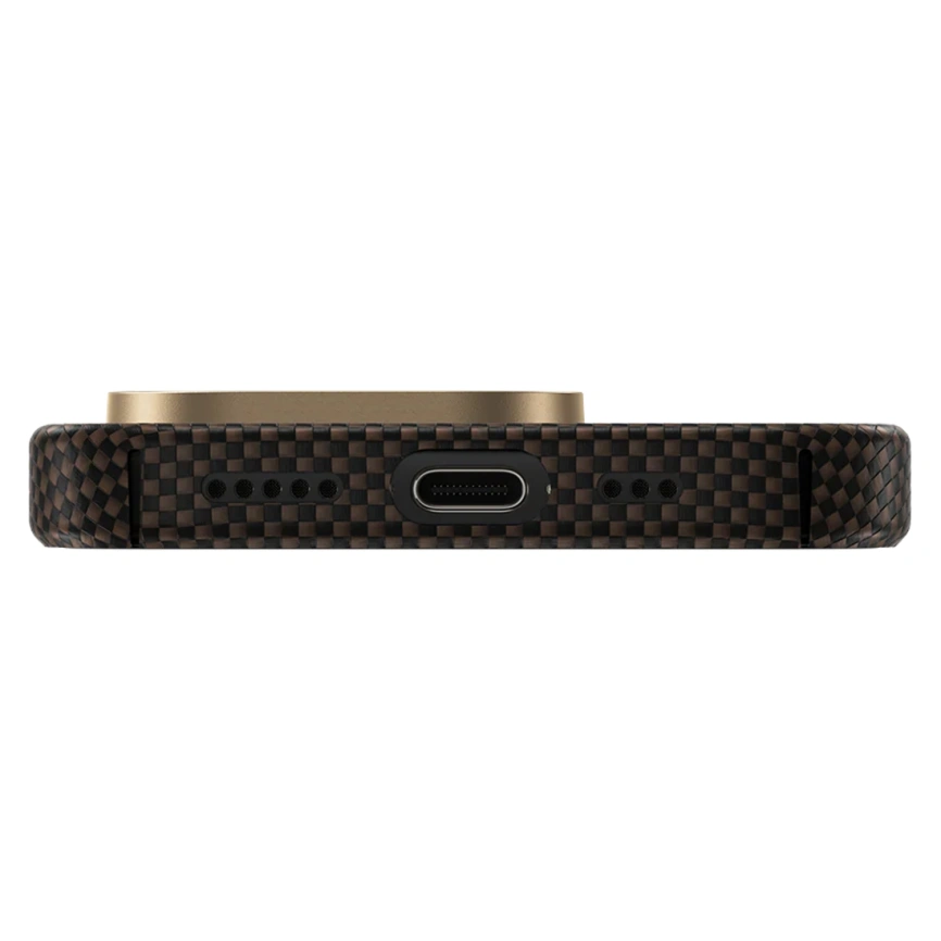 Чехол Benks ArmorTint Case built with Kevlar для iPhone 16 Pro Gold фото 3
