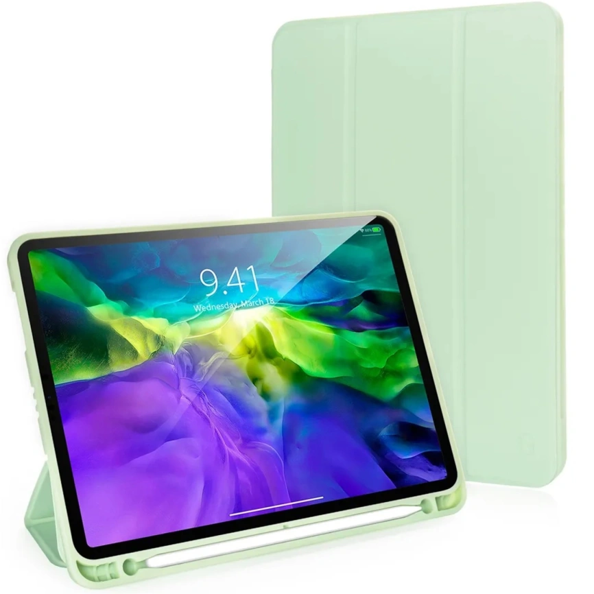 Чехол Gurdini Milano Series для iPad 11 A16 (2025) Pistachio фото 1