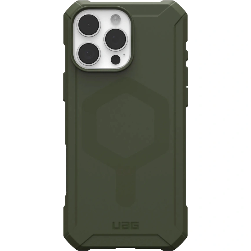 Чехол UAG MagSafe Essential Armor для iPhone 16 Pro Max Olive Drab фото 1