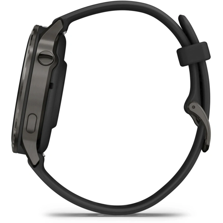 Смарт-часы Garmin Venu 4 41mm Slate Bezel With Black Silicone Band (010-03013-02) фото 2